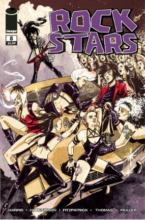 Rockstars # 8 (Image Comics 2017) Walking Dead Tribute Variant Rockstars # 8 (Image Comics 2017) Walking Dead Tribute Variant