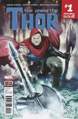 Unworthy Thor # 1 (Marvel Comics 2016) 2nd printing Unworthy Thor # 1 (Marvel Comics 2016) 2nd printing